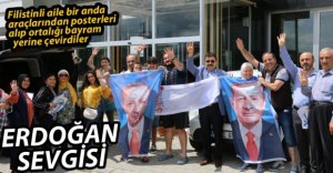 FİLİSTİNLİ AİLENİN ERDOĞAN SEVGİSİ