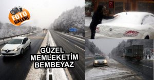GÜNE BEMBEYAZ UYANDIK