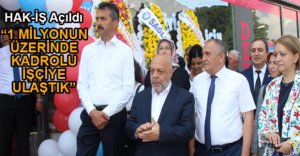 HAK-İŞ BOLU ŞUBESİ AÇILDI