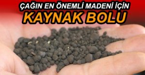 HER ALANDA KULLANILAN MADENİN KAYNAĞI BOLU