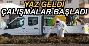 İLAÇLAMA ÇALIŞMALARI BAŞLADI