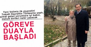 İLK ZİYARET TOKADİ HAYRETTİN TÜRBESİNE...