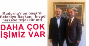 İNEGÖL HERKESE TEŞEKKÜR ETTİ