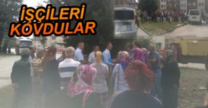 İŞÇİLER KOVUP NÖBETE BAŞLADILAR