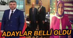 İŞTE MHP’NİN ADAYLARI