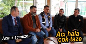 İTFAİYECİLERE TAZİYE ZİYARETLERİ SÜRÜYOR