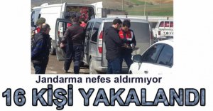 JANDARMA EKİPLERİ NEFES ALDIRMIYOR