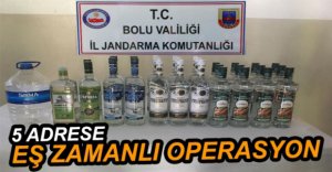 JANDARMADAN KAÇAK İÇKİ OPERASYONU