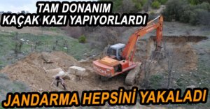 JANDARMADAN KAÇAK KAZI OPERASYONU