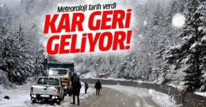 KAR BU KEZ ŞİDDETLİ GELİYOR