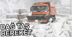 KAR TÜM HIZIYLA DEVAM EDİYOR