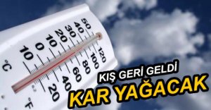 KAR YAĞACAK