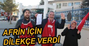 KARADAYI, AFRİNE GİTMEK İÇİN DİLEKÇE VERDİ...