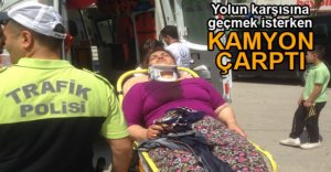 KARŞIYA GEÇMEK İSTERKEN ÖLÜMDEN DÖNDÜ