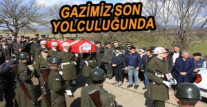 KIBRIS GAZİMİZ SON YOLCULUĞUNA UĞURLANDI