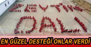 KOCA YÜREKLİ ÇOCUKLARIMIZ BÖYLE DESTEK OLDU