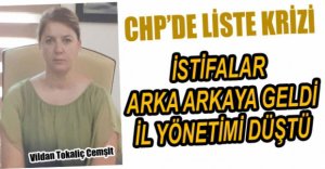 KOMŞUDA LİSTE KRİZİ İSTİFALARI GETİRDİ...