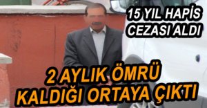 KOMŞUNU ÖLDÜREN ZANLIYA 15 YIL HAPİS