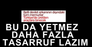 LÜKS ARAÇLARA KISITLAMA...