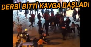 MAÇ SONUNDA BİRBİRİLERİNE GİRDİLER