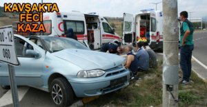 MENGEN KAVŞAĞINDA FECİ KAZA