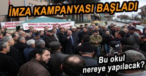 MENGENLİLER İMZA KAMPANYASI BAŞLATTI
