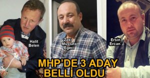 MHP'DE 3 BAŞKAN ADAYI AÇIKLANDI