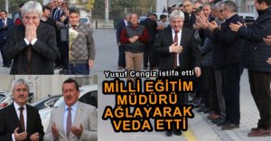 MİLLİ EĞİTİM MÜDÜRÜ İSTİFA ETTİ