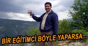 MİLLİ EĞİTİM MÜDÜRÜNDEN SİLAHLI POZ