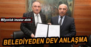 MİLYONLUK ANLAŞMA İMZALANDI