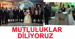 MUTLULUKLAR DİLİYORUZ...