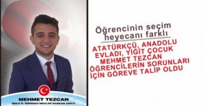 ÖĞRENCİNİN SEÇİM HEYECANI FARKLI