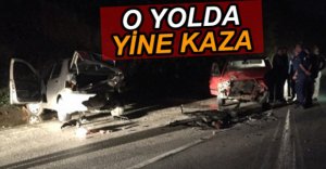 ÖNÜNDEKİ ARACA ÇARPTI