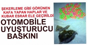 OTOMOBİLE UYUŞTURUCU OPERASYONU