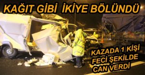 OTOYOLDA FECİ KAZA...