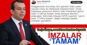 ÖZCAN DUYURDU BU İŞ BİTTİ