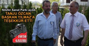 ÖZCAN’DAN, BAŞKAN YILMAZ’A TEŞEKKÜR