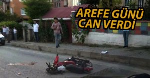 PARK HALİNDEKİ OTOMOBİLE ÇARPTI