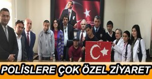 POLİSLERE ÖZEL ZİYARET