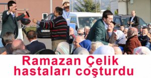 RAMAZAN ÇELİK HASTALARA KONSER VERDİ