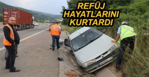 REFÜJE ÇARPARAK DURABİLDİ