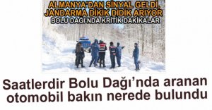 SAATLERDİR ARANAN ARAÇ KONYA'DAN ÇIKTI