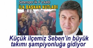 SEBENSPOR ŞAMPİYONLUĞA KOŞUYOR