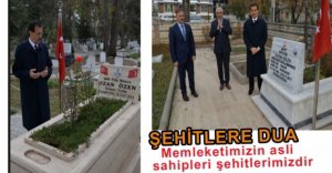 ŞEHİTLERİMİZE DUA OKUDU...