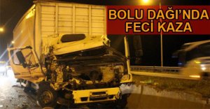 SEYİR HALİNDEKİ TIR'A ARKADAN ÇARPTI