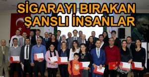 SİGARAYI BIRAKANLARA TEŞEKKÜR BELGESİ