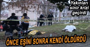 SOKAK ORTASINDA HEM CİNAYET HEM İNTİHAR