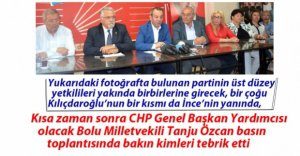 TANJU ÖZCAN BASIN TOPLANTISI DÜZENLEDİ