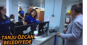 TANJU ÖZCAN BOLU BELEDİYESİNDE