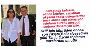 TANJU ÖZCAN VAR GÜCÜYLE ÇALIŞIYOR